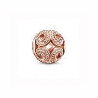 Thomas Sabo Rose Gold Plate Wave Karma Bead