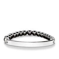 Thomas Sabo Silver Love Bridge Hermatite Bracelet