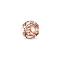 thomas sabo rose gold pate love birds karma bead