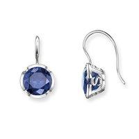 thomas sabo silver and blue corun glam and soul earrings