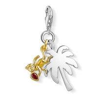 Thomas Sabo Silver And Gold Plate Palm Tree With Monkey Charm