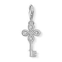 Thomas Sabo Silver And Zirconia Infinity Key Charm