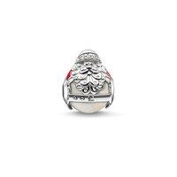 thomas sabo pearl silver and enamel santa claus karma bead