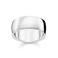 thomas sabo silver thick plain band ring