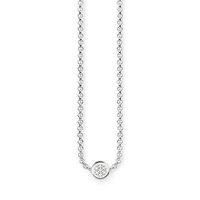 Thomas Sabo Diamond Pave Circle Necklace