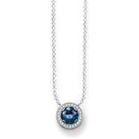 Thomas Sabo Silver, Corundum And Zirconia Necklace