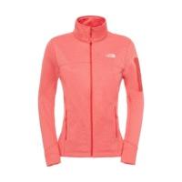 the north face womens kyoshi full zip fleece jacket calypso coral ligh ...