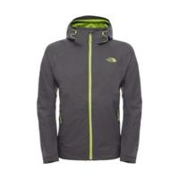 The North Face Men\'s Sequence Jacket Grey / Macaw Green