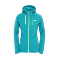 The North Face Women\'s Nikster Full Zip Hoodie Kokomo Green Stripe