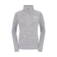 the north face womens crescent sunset fleece hoodie high rise grey hea ...