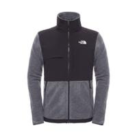 the north face mens denali ii jacket charcoal grey heather tnf black t ...