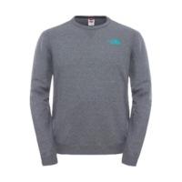 the north face mens mountain pullover tnf medium grey heather