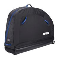 thule roundtrip pro semi rigid bike case with assembly stand