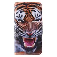 Tiger Painted PU Phone Case for Samsung Galaxy A3(2016)/A5(2016)/A7(2016)