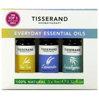 tisserand everyday essential oils kit 3x9ml