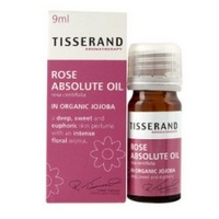 tisserand blended rose in jojoba oil 9ml