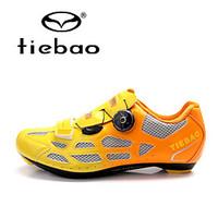 Tiebao Sneakers Road Bike Shoes Cycling Shoes Men\'s Anti-Slip Cushioning Ventilation Impact Wearproof Waterproof BreathableOutdoor