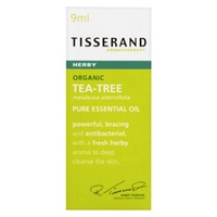 Tisserand Aromatherapy Organic Tea-Tree Pure Essential Oil 9ml