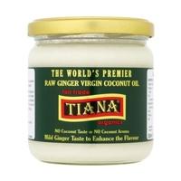 Tiana Raw Coconut Oil with Ginger 350 ML (1 x 350ml)