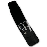 Timor 4 Piece Travel Manicure Set In Black Leather Case