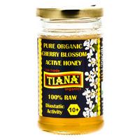 Tiana Raw Organic Raw Active Cherry Blossom HoneyEU10 - 250g