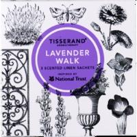 Tisserand Inspired By National Trust Lavender Walk Scented Linen Sachet 3 x 8g