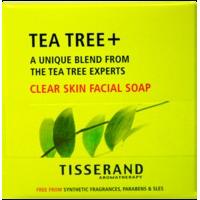 tisserand tea tree clear skin facial soap 100g