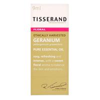 tisserand geranium ethically harvested essential oil 9ml