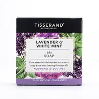 tisserand lavender white mint soap