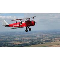 Tiger Moth Flight Over The Isle Of Wight