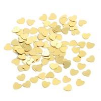 Tiny Gold Heart Table And Invite Confetti