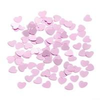 Tiny Pink Heart Table And Invite Confetti