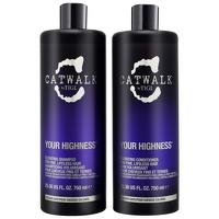 tigi catwalk your highness tween set shampoo 750ml and conditioner 750 ...