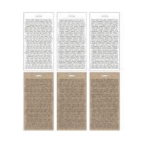 Tim Holtz Words Stickers Chitchat Assorted