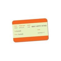 Ticket | Birthday Card | FF1032