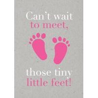 Tiny Feet Pink | New Baby | BC1595