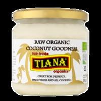 tiana organic raw coconut goodness 350g 350g white