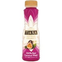 tiana raw coconut water with real passion fruit 350ml 350ml green