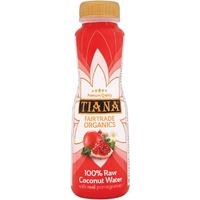 Tiana Raw Coconut Water with real Pomegranate 350ml - 350 ml, Green