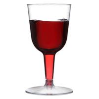 Tiny Temptations Mini Plastic Wine Goblets 2oz / 60ml (Case of 200)