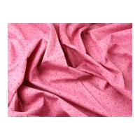 Tiny Tonal Floral Print Cotton Poplin Dress Fabric Pink