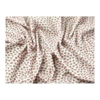 Tiny Bow Print Cotton Poplin Dress Fabric