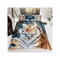 Tiger Single Duvet Cover and Pillowcase Set