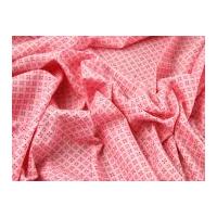 Tiny Floral Print Cotton Poplin Dress Fabric Pink
