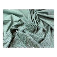 Tiny Geometric Print Cotton Poplin Dress Fabric Green