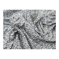 Tiny Leaf Print Polycotton Dress Fabric