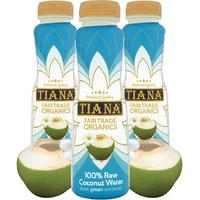 Tiana Fair Trade Pure Raw Coconut Water - 350ml