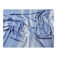 Tie Dye Print Stretch Drapey Jersey Dress Fabric Hyacinth