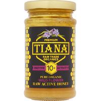 Tiana Organic Raw Active Wild Mountain Flower Honey - Enzyme Diastase 10+ - 250g