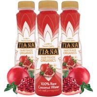 Tiana Fair Trade Raw Coconut Water with Real Pomegranate - 350ml